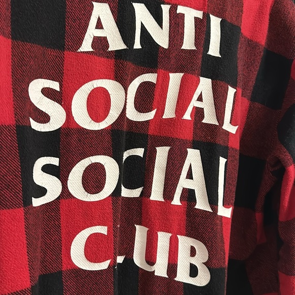 Anti Social Social Club Flannel Shirt - Picture 3 of 3